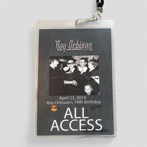 RARE Roy Orbison 74th Birthday All Access Pass w/ Gibson Guitars | Pretty Woman